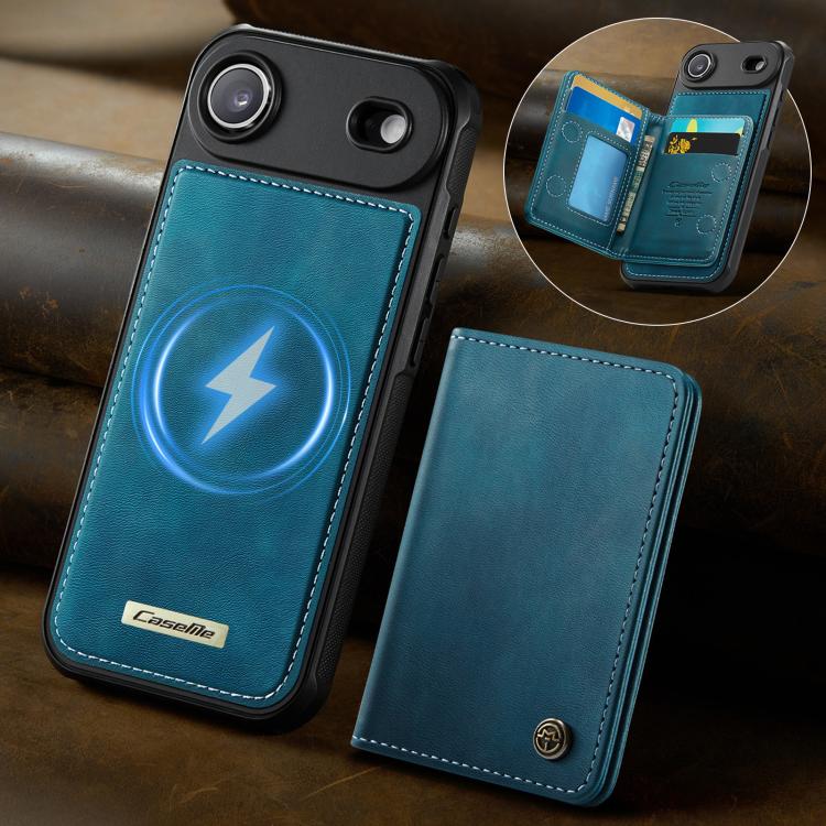 For iPhone Air CaseMe Me80 Series Detachable Wallet Magnetic RFID Vegan Leather Phone Case
