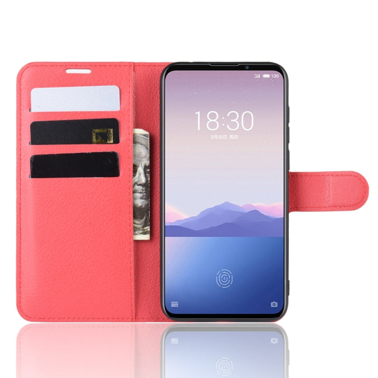 Litchi Texture Horizontal Flip Leather Case for MEIZU 16XS, with Wallet & Holder & Card Slots