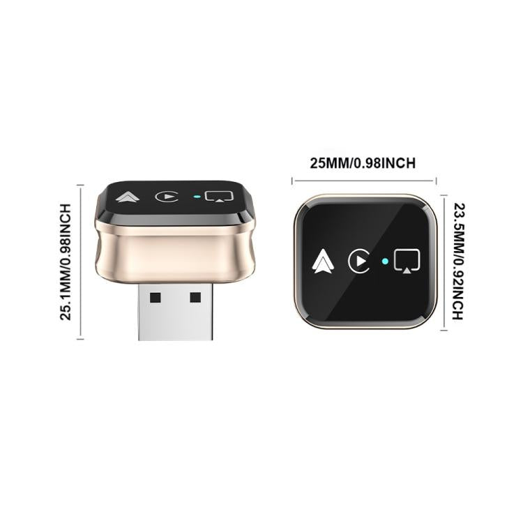 M70 For AirPlay / Miracast 4 in 1 Smart Screen Mirroring Adapter CarPlay / Android Auto Wired to Wireless