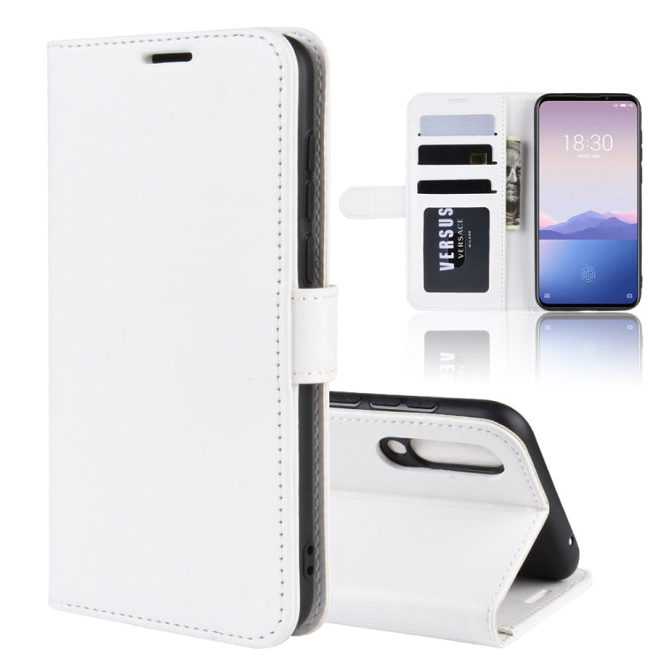 R64 Texture Single Fold Horizontal Flip Leather Case for MEIZU 16XS, with Holder & Card Slots & Wallet