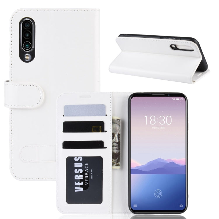 R64 Texture Single Fold Horizontal Flip Leather Case for MEIZU 16XS, with Holder & Card Slots & Wallet