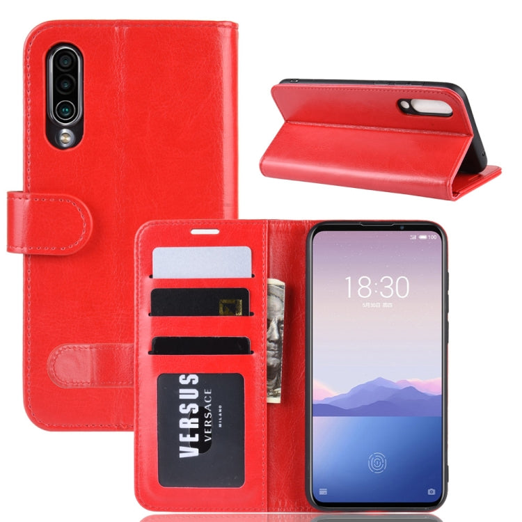 R64 Texture Single Fold Horizontal Flip Leather Case for MEIZU 16XS, with Holder & Card Slots & Wallet