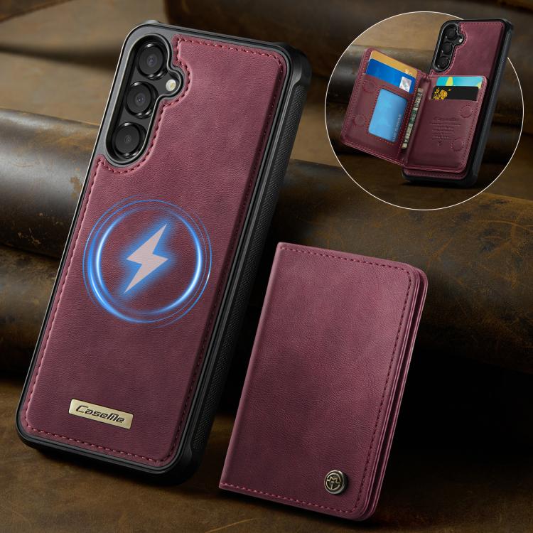 For Samsung Galaxy A16 CaseMe Me80 Series Detachable Wallet Magnetic RFID Vegan Leather Phone Case