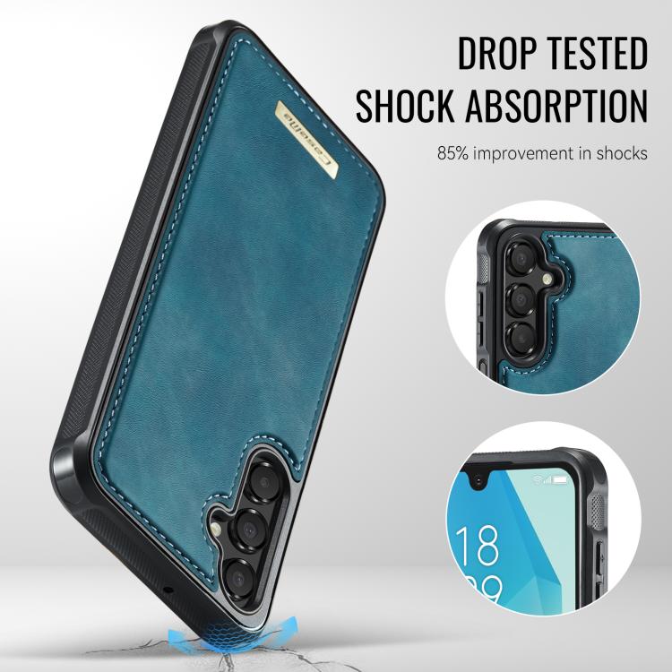 For Samsung Galaxy A16 CaseMe Me80 Series Detachable Wallet Magnetic RFID Vegan Leather Phone Case