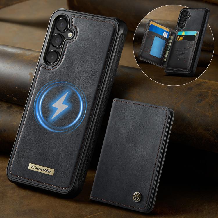 For Samsung Galaxy A17 CaseMe Me80 Series Detachable Wallet Magnetic RFID Vegan Leather Phone Case