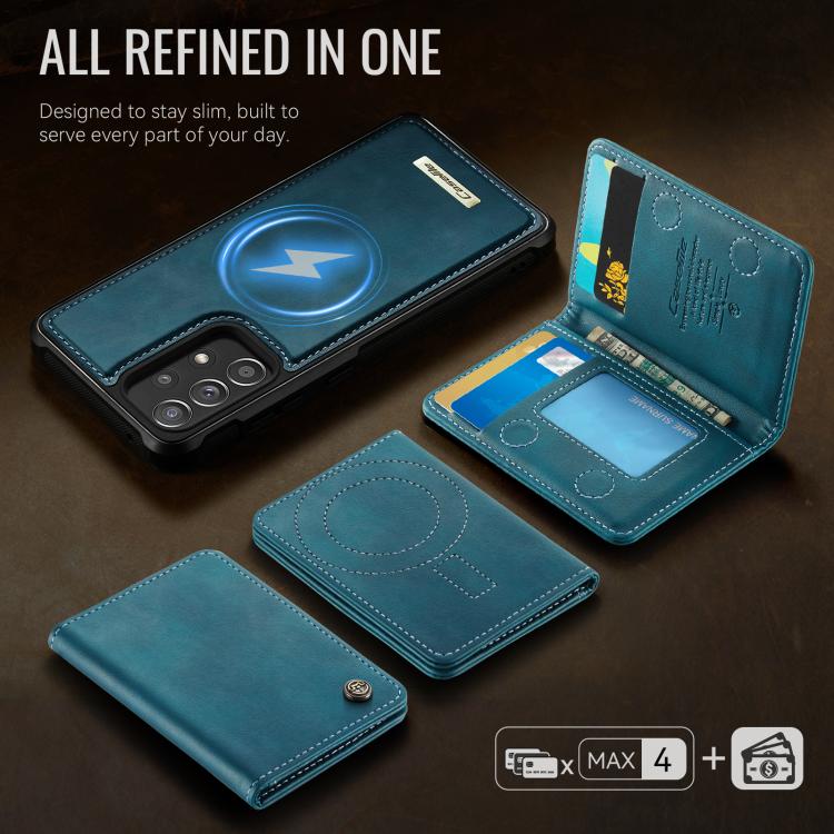For Samsung Galaxy A52 / A52s 5G CaseMe Me80 Series Detachable Wallet Magnetic RFID Vegan Leather Phone Case