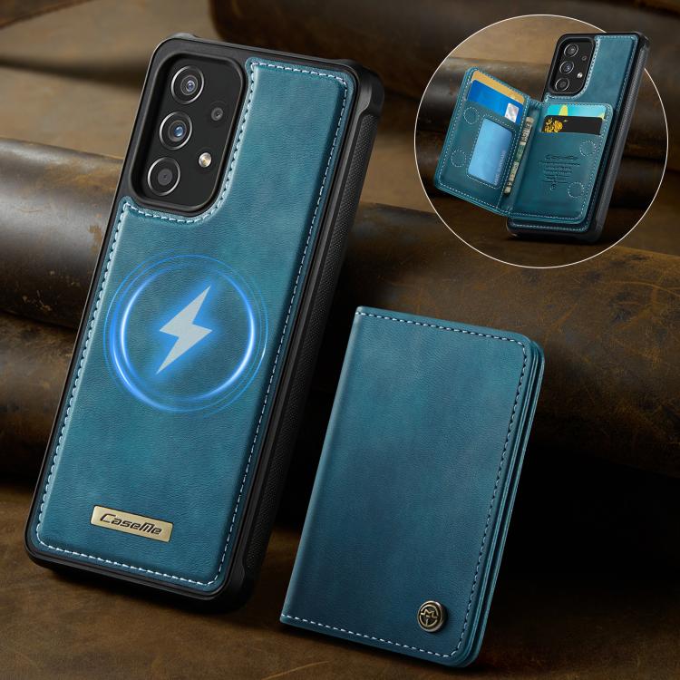 For Samsung Galaxy A53 5G CaseMe Me80 Series Detachable Wallet Magnetic RFID Vegan Leather Phone Case