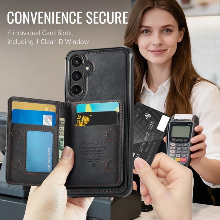 For Samsung Galaxy A54 5G CaseMe Me80 Series Detachable Wallet Magnetic RFID Vegan Leather Phone Case