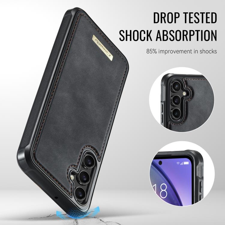 For Samsung Galaxy A54 5G CaseMe Me80 Series Detachable Wallet Magnetic RFID Vegan Leather Phone Case
