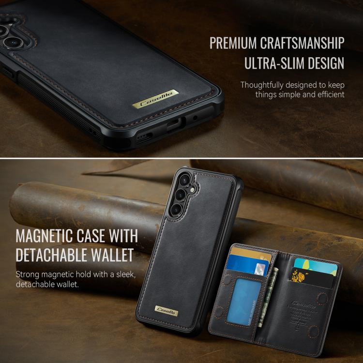 For Samsung Galaxy A54 5G CaseMe Me80 Series Detachable Wallet Magnetic RFID Vegan Leather Phone Case