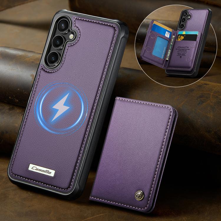 For Samsung Galaxy A54 5G CaseMe Me80 Series Detachable Wallet Magnetic RFID Vegan Leather Phone Case