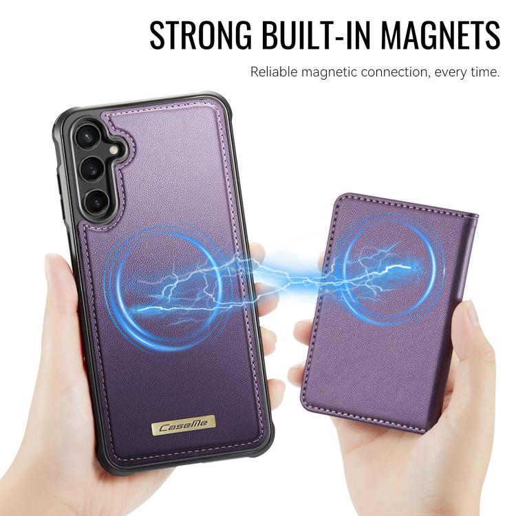 For Samsung Galaxy A54 5G CaseMe Me80 Series Detachable Wallet Magnetic RFID Vegan Leather Phone Case