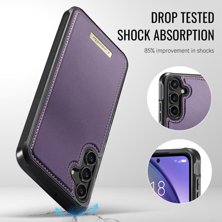 For Samsung Galaxy A54 5G CaseMe Me80 Series Detachable Wallet Magnetic RFID Vegan Leather Phone Case