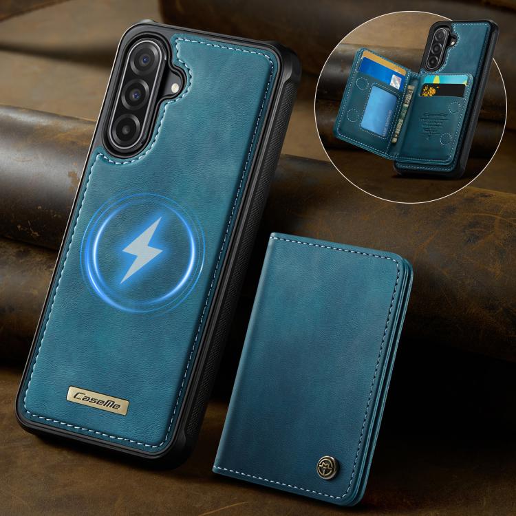 For Samsung Galaxy A56 5G CaseMe Me80 Series Detachable Wallet Magnetic RFID Vegan Leather Phone Case