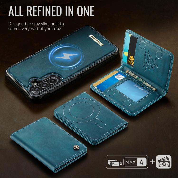 For Samsung Galaxy A56 5G CaseMe Me80 Series Detachable Wallet Magnetic RFID Vegan Leather Phone Case