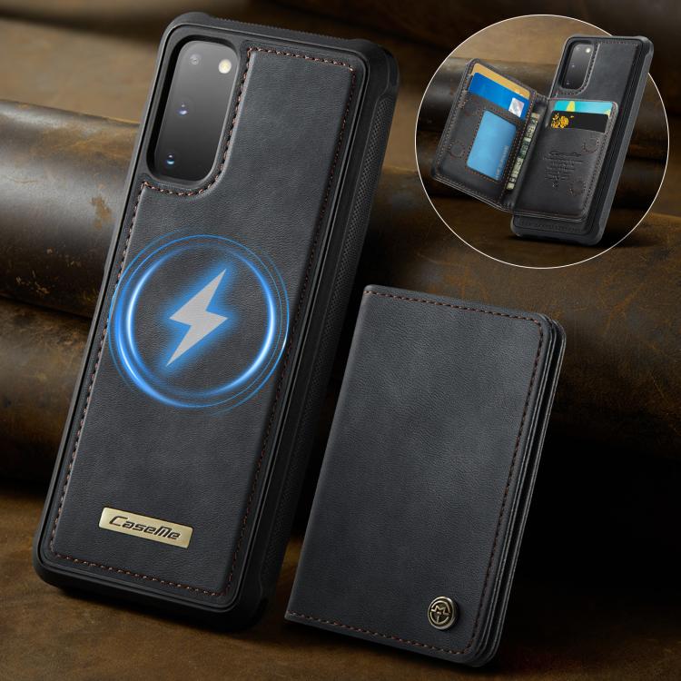 For Samsung Galaxy S20 5G CaseMe Me80 Series Detachable Wallet Magnetic RFID Vegan Leather Phone Case