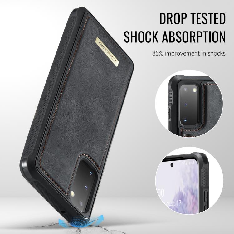 For Samsung Galaxy S20 5G CaseMe Me80 Series Detachable Wallet Magnetic RFID Vegan Leather Phone Case