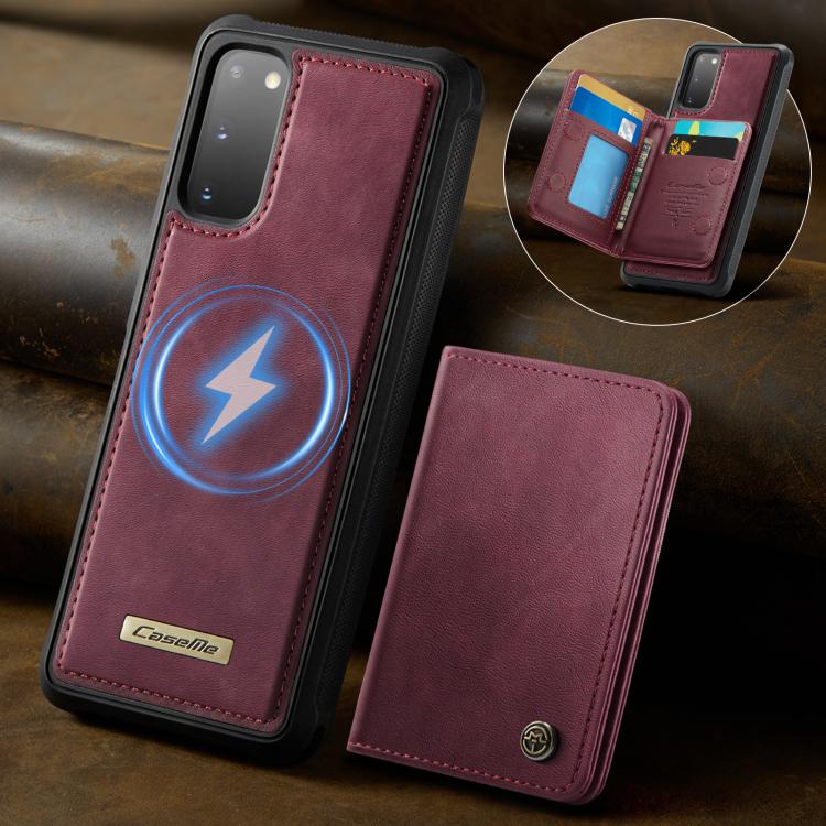 For Samsung Galaxy S20 5G CaseMe Me80 Series Detachable Wallet Magnetic RFID Vegan Leather Phone Case