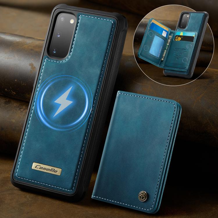 For Samsung Galaxy S20 5G CaseMe Me80 Series Detachable Wallet Magnetic RFID Vegan Leather Phone Case
