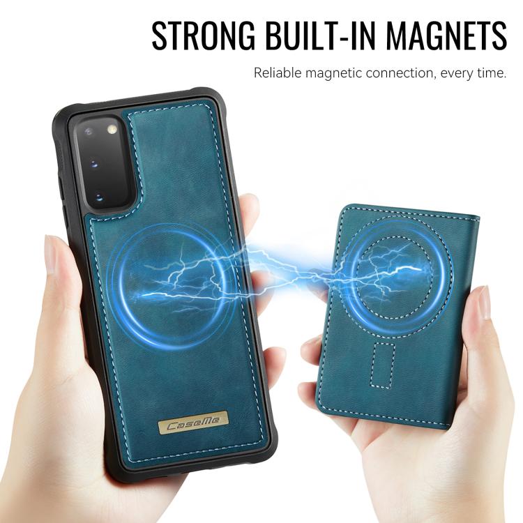 For Samsung Galaxy S20 5G CaseMe Me80 Series Detachable Wallet Magnetic RFID Vegan Leather Phone Case