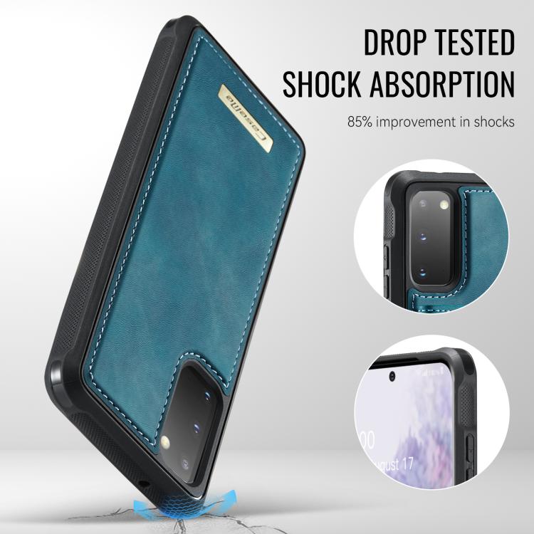 For Samsung Galaxy S20 5G CaseMe Me80 Series Detachable Wallet Magnetic RFID Vegan Leather Phone Case