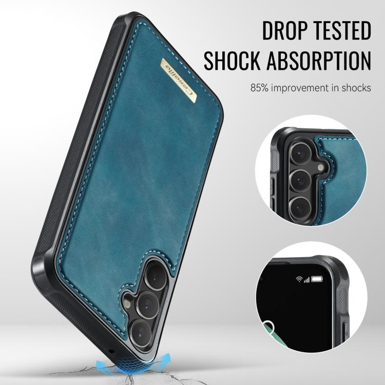 For Samsung Galaxy S23 FE 5G CaseMe Me80 Series Detachable Wallet Magnetic RFID Vegan Leather Phone Case