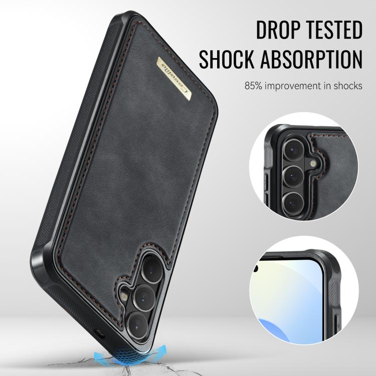 For Samsung Galaxy S26 5G CaseMe Me80 Series Detachable Wallet Magnetic RFID Vegan Leather Phone Case