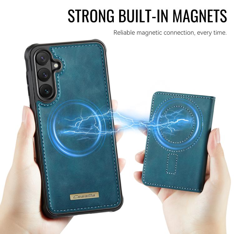 For Samsung Galaxy S26 5G CaseMe Me80 Series Detachable Wallet Magnetic RFID Vegan Leather Phone Case