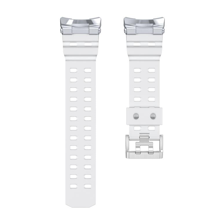 For Samsung Galaxy Watch8 / Watch8 Classic Breathable Dual Row Perforated Silicone Watch Band