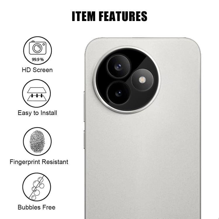 For Redmi K80 Ultra Kalebol Silk-Screened HD Anti-Fingerprint AR Integrated Camera Lens Tempered Glass Film
