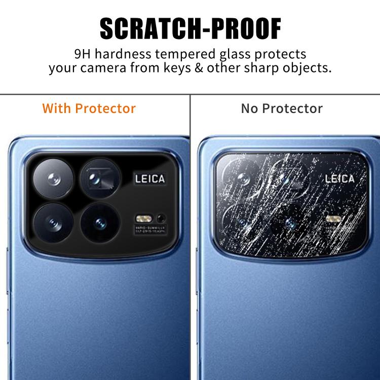 For Xiaomi Mix Fold 4 Kalebol Silk-Screened HD Anti-Fingerprint AR Integrated Camera Lens Tempered Glass Film