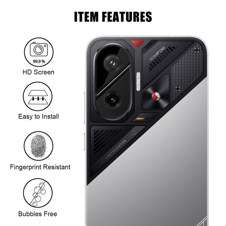 For Xiaomi Poco F7 Kalebol Silk-Screened HD Anti-Fingerprint AR Integrated Camera Lens Tempered Glass Film