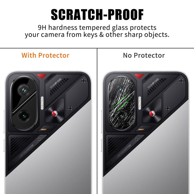 For Xiaomi Poco F7 Kalebol Silk-Screened HD Anti-Fingerprint AR Integrated Camera Lens Tempered Glass Film