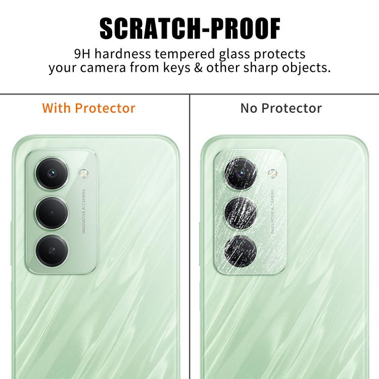 For Redmi 15 Kalebol Transparent HD Anti-Fingerprint AR Integrated Camera Lens Tempered Glass Film