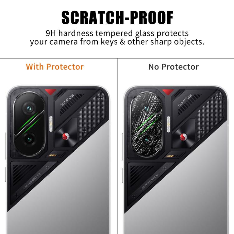 For Xiaomi Poco F7 Kalebol Transparent HD Anti-Fingerprint AR Integrated Camera Lens Tempered Glass Film