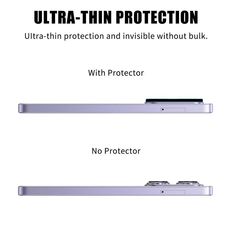 For Redmi Note 14S Kalebol Transparent HD Anti-Fingerprint AR Integrated Camera Lens Tempered Glass Film