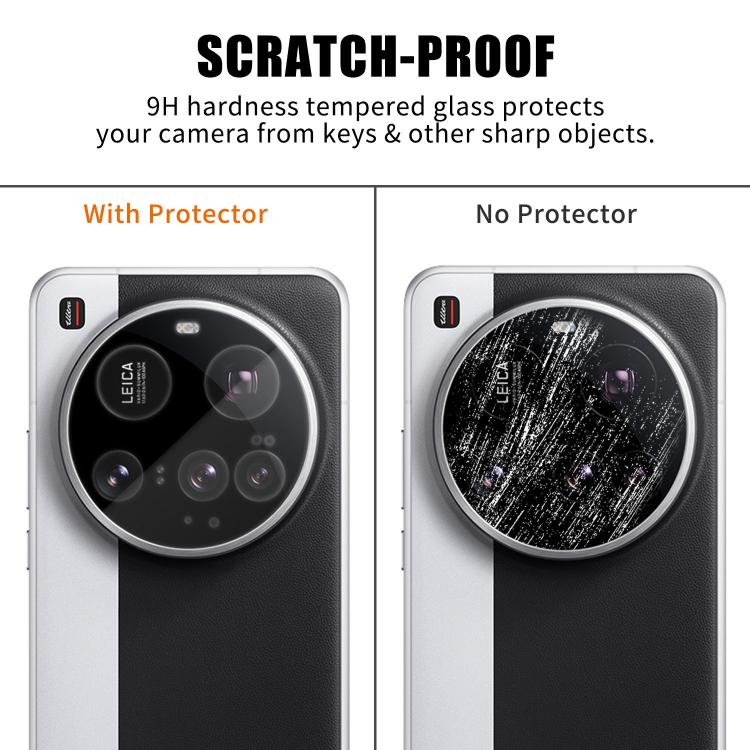For Xiaomi 15 Ultra Kalebol Transparent HD Anti-Fingerprint AR Integrated Camera Lens Tempered Glass Film