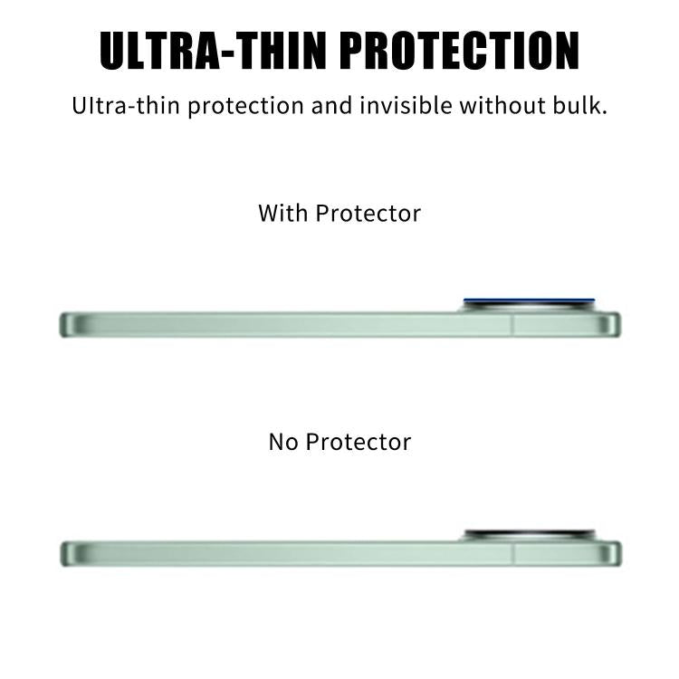 For Redmi K80 / K80 Pro Kalebol Transparent HD Anti-Fingerprint AR Integrated Camera Lens Tempered Glass Film
