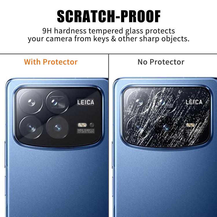 For Xiaomi Mix Fold4 Kalebol Transparent HD Anti-Fingerprint AR Integrated Camera Lens Tempered Glass Film