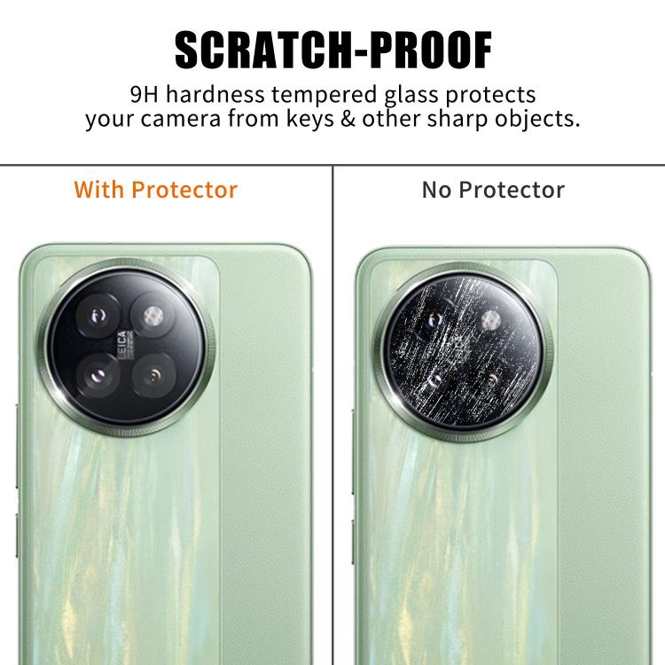 For Xiaomi Civi 4 Pro Kalebol Transparent HD Anti-Fingerprint AR Integrated Camera Lens Tempered Glass Film