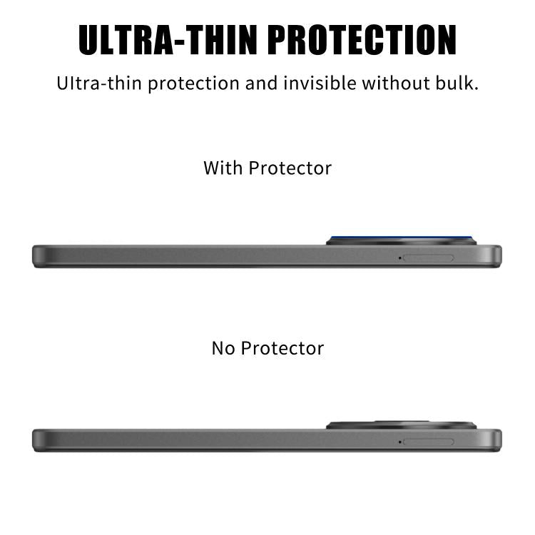 For Redmi A3 Kalebol Transparent HD Anti-Fingerprint AR Integrated Camera Lens Tempered Glass Film