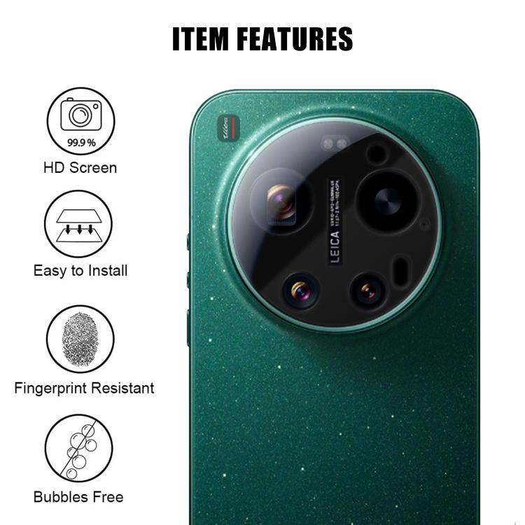 For Xiaomi 17 Ultra Kalebol Transparent HD Anti-Fingerprint AR Integrated Camera Lens Tempered Glass Film