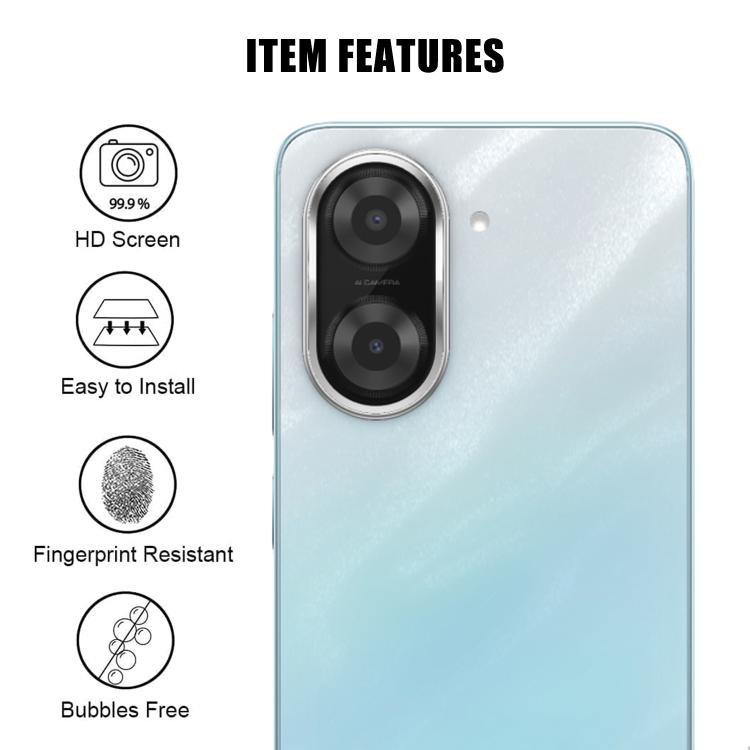 For Redmi A5 4G / Poco C71 4G Kalebol Transparent HD Anti-Fingerprint AR Integrated Camera Lens Tempered Glass Film