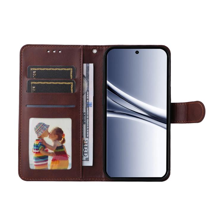 For Redmi Note 15 4G / 5G Global 164mm ENKAY Card Wallet Calf Texture Leather Phone Case with Full Glue Coverage Soft Hydrogel Film