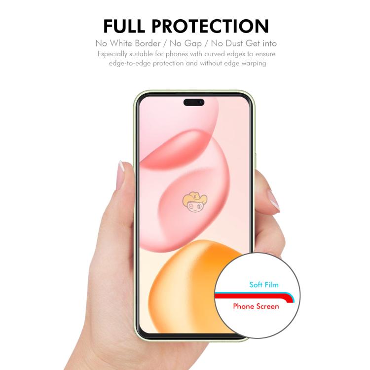 For Redmi Note 15 4G / 5G Global 164mm ENKAY Card Wallet Calf Texture Leather Phone Case with Full Glue Coverage Soft Hydrogel Film