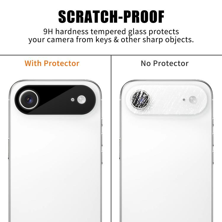 For iPhone Air Kalebol Silk-Screened HD Anti-Fingerprint AR Integrated Camera Lens Tempered Glass Film