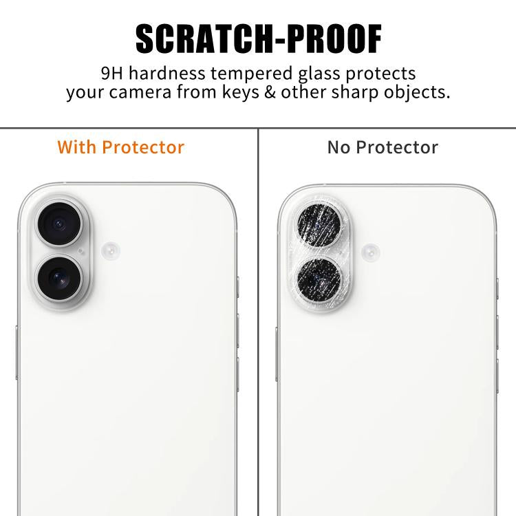 For iPhone 17 Kalebol Transparent HD Anti-Fingerprint AR Integrated Camera Lens Tempered Glass Film