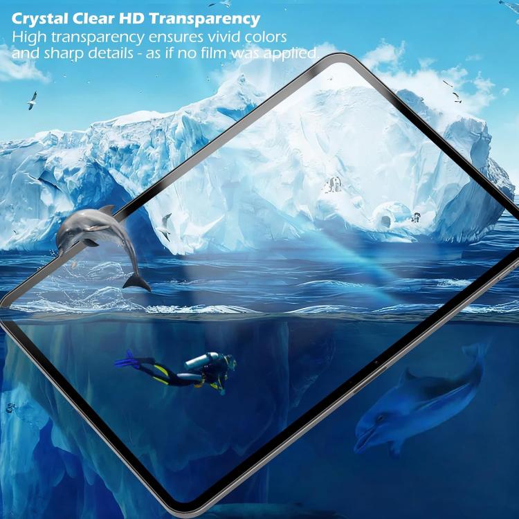 For iPad mini 5 / mini 4 Easy Install Box Dust-Free HD Curved Edge Anti-Fingerprint Tempered Glass Tablet Film