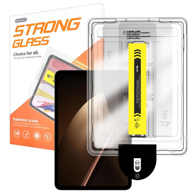 For Xiaomi Pad Mini 2025 Easy Install Box Dust-Free HD Curved Edge Anti-Fingerprint Tempered Glass Tablet Film