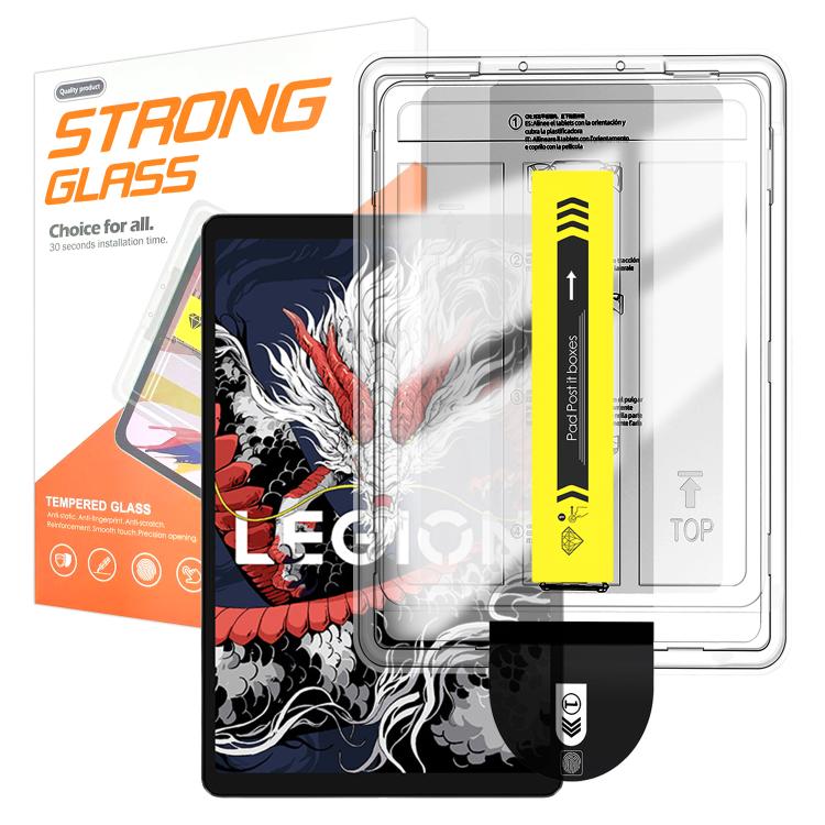 For Lenovo Y700 2025 8.8 Easy Install Box Dust-Free HD Curved Edge Anti-Fingerprint Tempered Glass Tablet Film